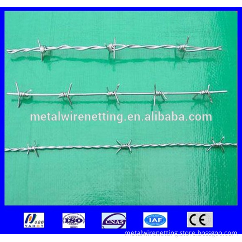 galvanized barbed wire making